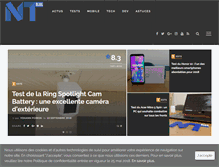 Tablet Screenshot of blog-nouvelles-technologies.fr